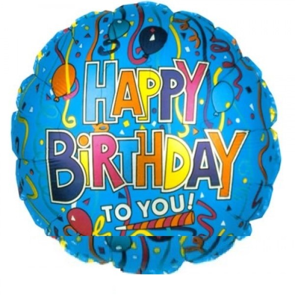 Happy Birthday to you Folienballon 45cm 18"