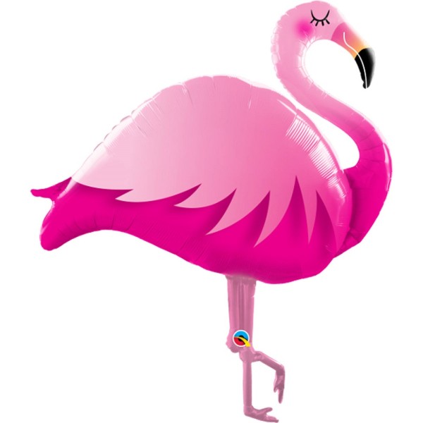 Pink Flamingo Folienballon Microfoil - 117cm 46''