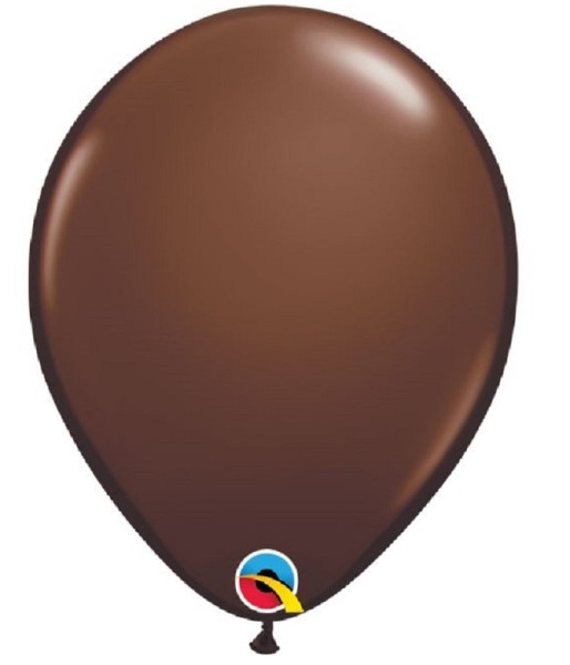 Qualatex Fashion Chocolate Braun 27,5cm 11 Inch Latex Luftballons