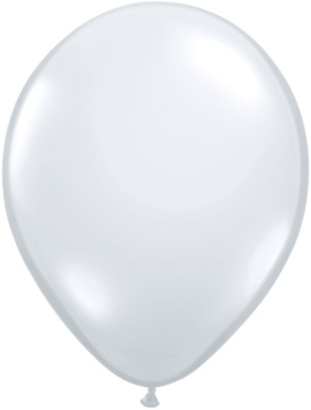 Qualatex Jewel Diamond Clear 12,5cm 5" Latex Luftballons