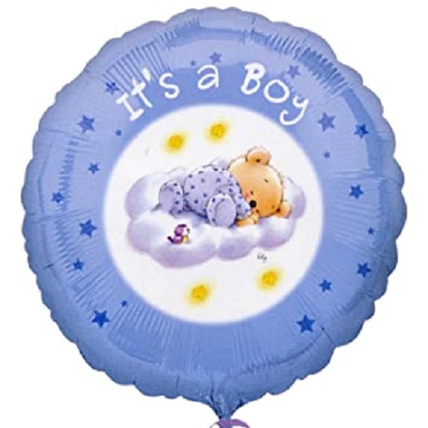 It´s a Boy Roly Bear Folienballon 45cm 18"