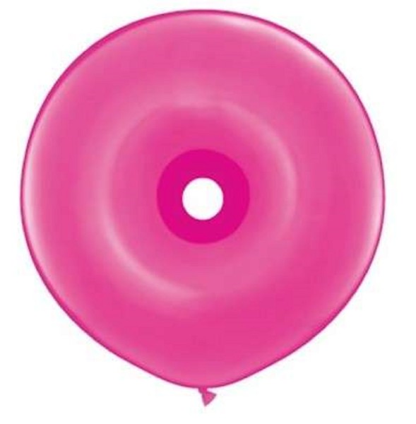 GEO Donut Fashion Wild Berry (Pink) 40cm 16'' Qualatex Luftballons