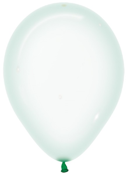 Sempertex 331 Crystal Pastel Green Grün 30cm 12" Latex Luftballons