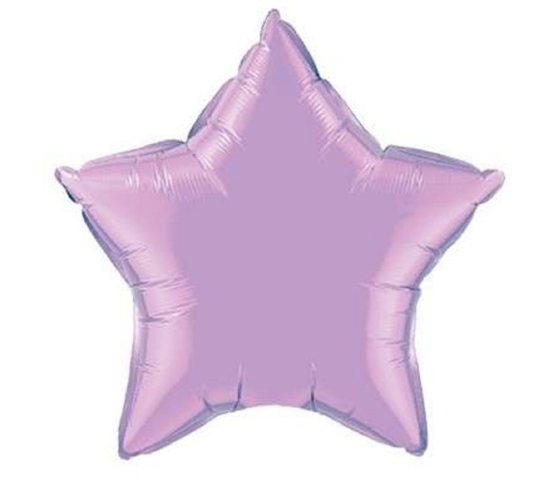 Stern Pearl Lavendel Folienballon - 50cm - Qualatex