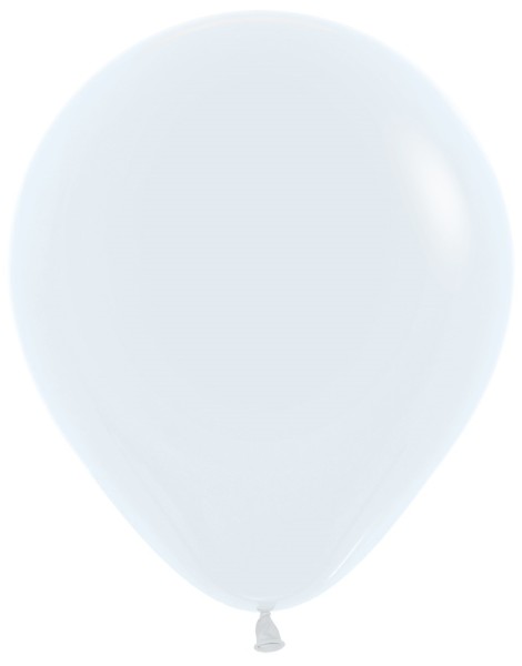 Sempertex 005 Fashion White Weiß 45cm 18" Latex Luftballons
