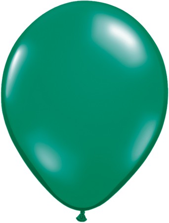 Qualatex Jewel Emerald Green (Grün) 12,5cm 5" Latex Luftballons