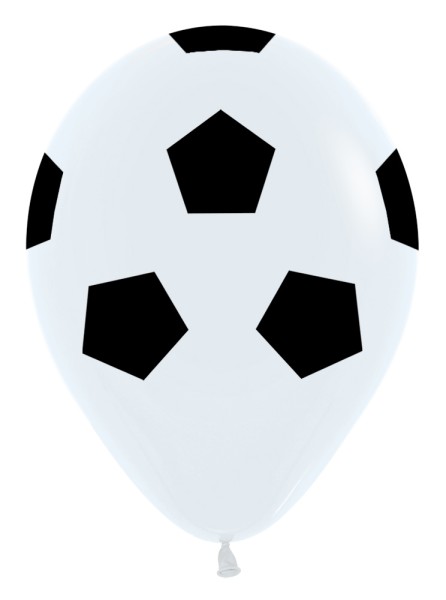 Soccer Ball Fußball 30cm 12" Latex Luftballons Sempertex