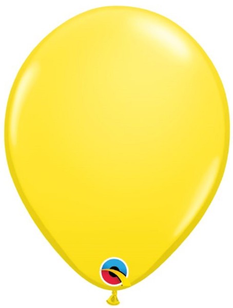 Qualatex Standard Yellow 27,5cm 11 Inch Latex Luftballons