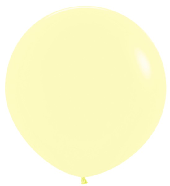 Sempertex 620 Pastel Matte Yellow Latex Luftballons Gelb 90cm 36"