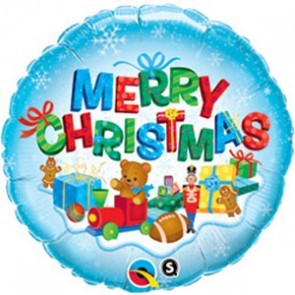 Merry Christmas Presents Folienballon - 45cm 18"