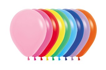 Sempertex 000 Fashion Assorted 12,5cm 5" Latex Luftballons