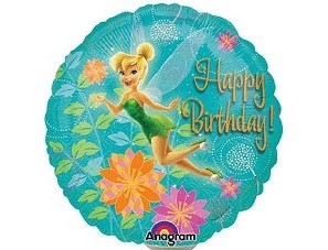 Mini Folienballon Tinkerbell Happy Birthday 22,5cm 9"