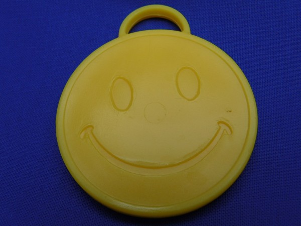 Luftballon Gewicht Smiley rund in gelb