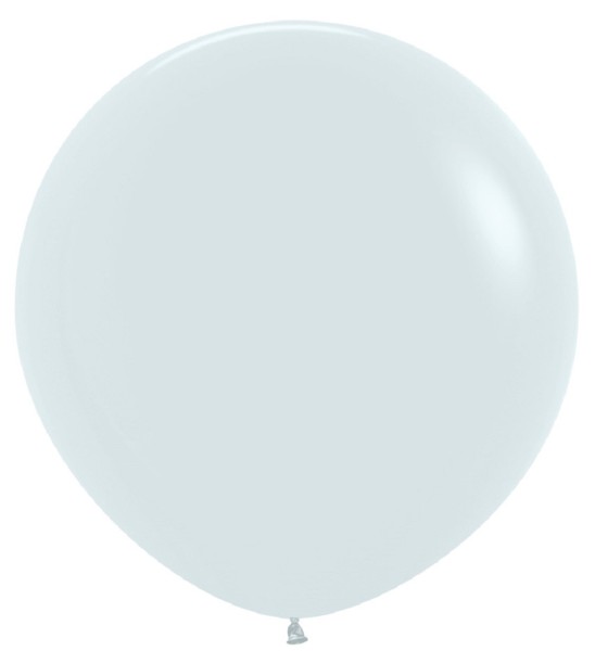 Sempertex 005 Fashion White Latex Luftballons Weiß 90cm 36"