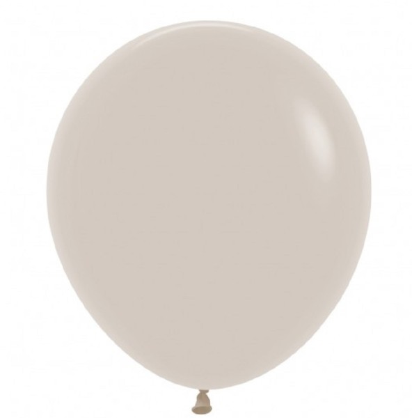 Sempertex 071 Fashion White Sand 45cm 18" Latex Luftballons