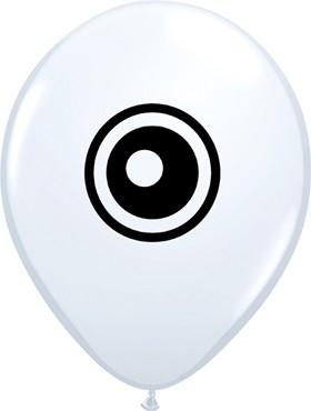 Eyeballs (Auge) 12,5cm 5" Latex Luftballons Qualatex
