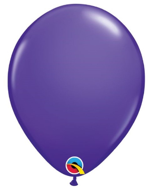 Qualatex Fashion Purple Violet Lila 27,5cm 11 Inch Latex Luftballons