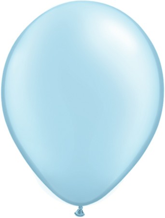 Qualatex Pearl Light Blue (Blau) 27,5cm 11" Latex Luftballons