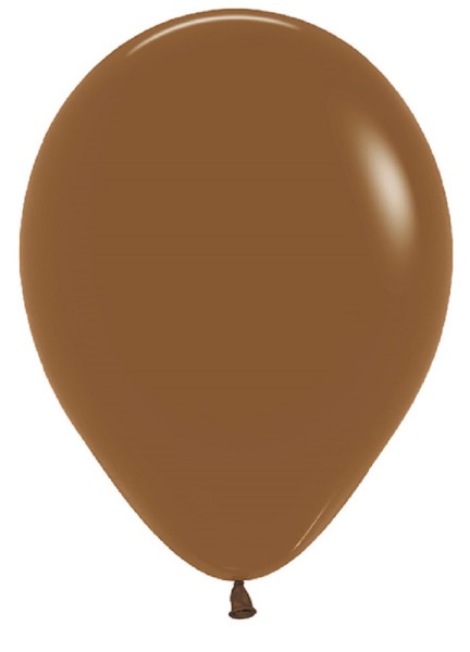 Sempertex 074 Fashion Coffee 12,5cm 5" Ballon 50 Stück Latex Luftballons Braun 