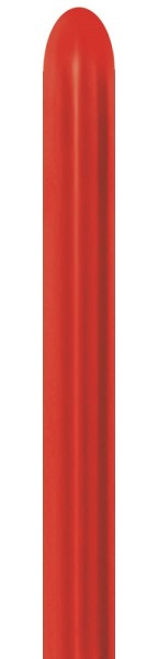 Sempertex 515 Metallic Red 260S Modellierballons Rot