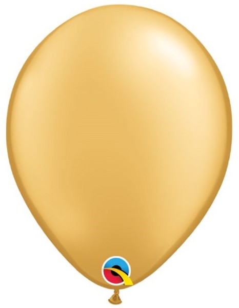Qualatex Metallic Gold 27,5cm 11 inch Latex Luftballons