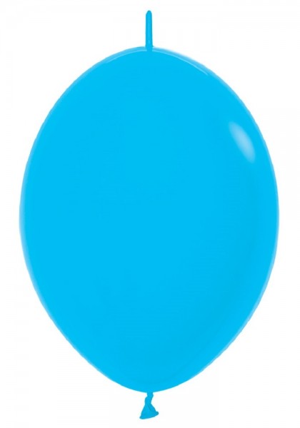 Link o Loon 040 Fashion Blue (Blau) 30cm 12" Latex Luftballons Sempertex