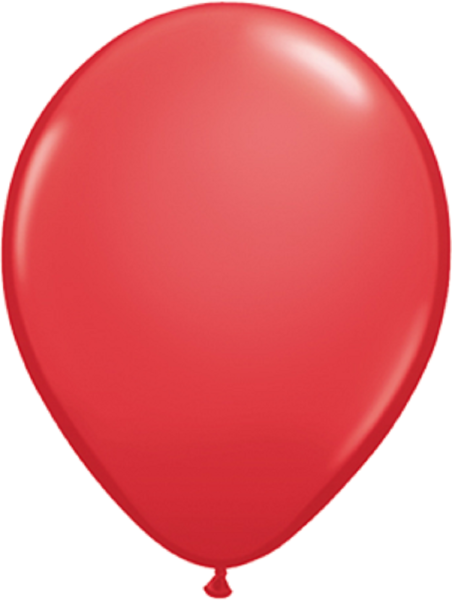 Qualatex Standard Red (Rot) 40cm 16" Latex Luftballons