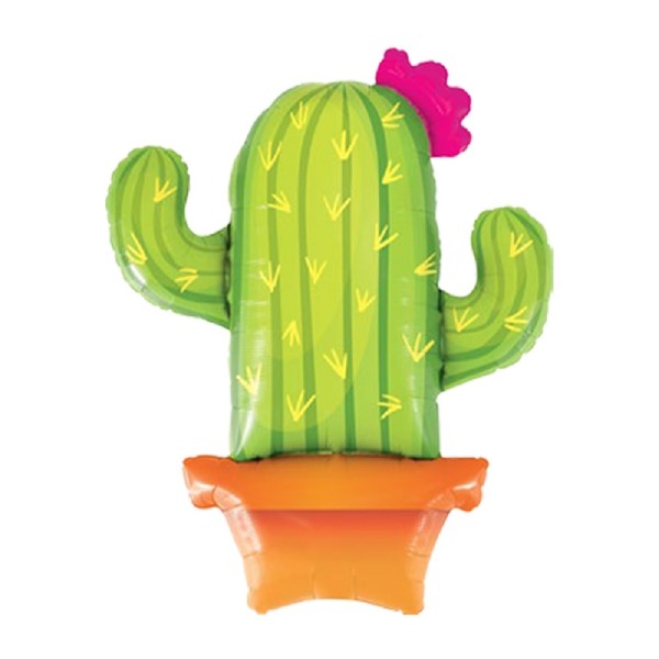 Kaktus Im Topf Potted Cactus Folienballon - 98cm 39''