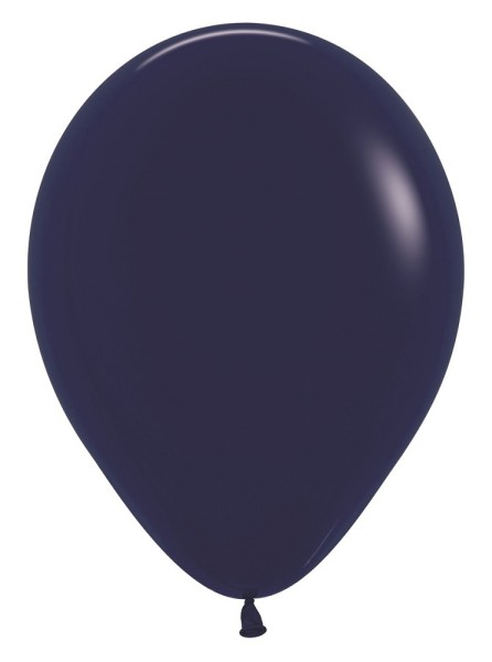 Sempertex 044 Fashion Navy Blue 30cm 12 Inch Latex Luftballon Blau