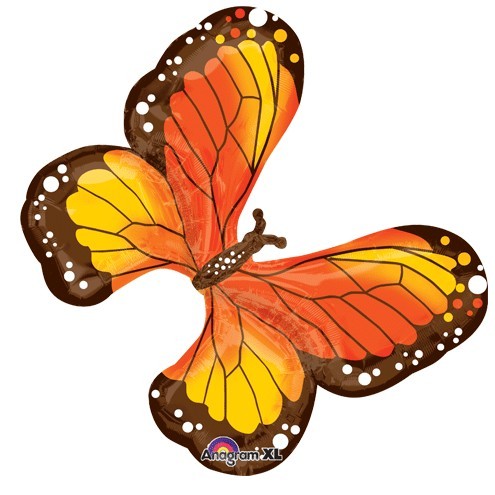 Beautiful Monarch Butterfly Folienballon - 79cm