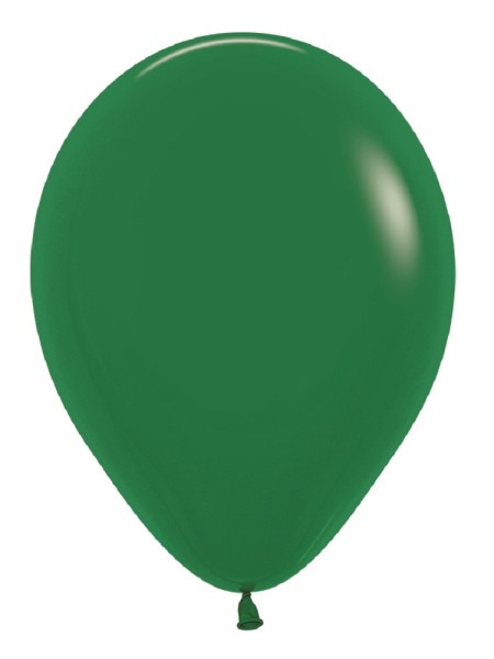 Sempertex 032 Fashion Forest Green 23cm 9 Inch Latex Luftballons Dunkelgrün Waldgrün