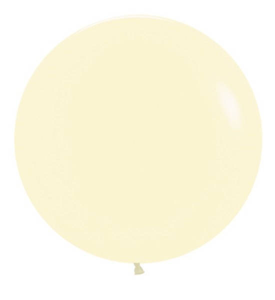 Sempertex 620 Pastel Matte Yellow Gelb Latex Luftballons 60cm 24"