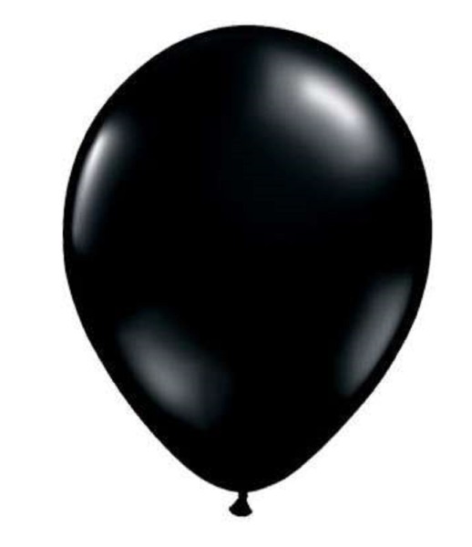 Qualatex Fashion Onyx Black Schwarz 27,5cm 11 Inch Latex Luftballons