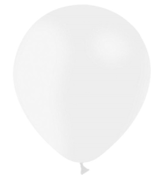 Balloonia p20 White (Weiß) 5" Latex Luftballons
