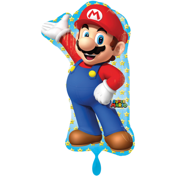 Super Mario Folienballon 55 x 83cm