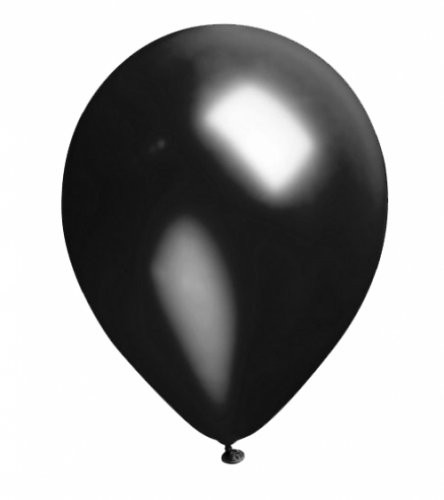 Qualatex Fashion Onyx Black (Schwarz) 12,5cm 5" Latex Luftballons