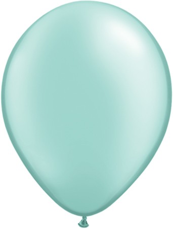 Qualatex Pearl Mint Green (Grün) 12,5cm 5" Latex Luftballons
