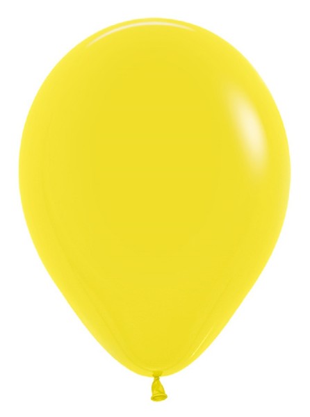 Sempertex 020 Fashion Yellow (Gelb) 12,5cm 5" Latex Luftballons