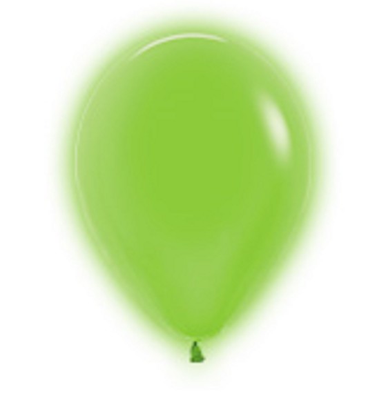 Sempertex 230 Neon Green 12,5cm 5" Latex Luftballons Grünn