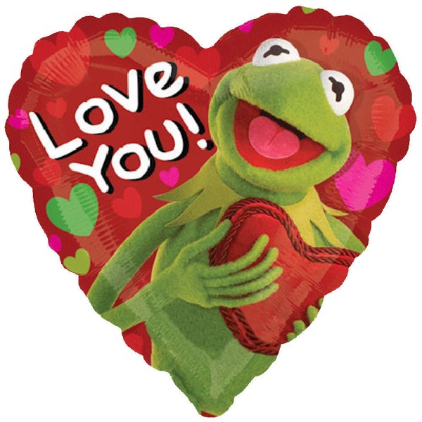 Kermit the Frog Love You Herz 45cm 18 Inch