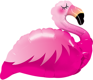 Mini Folienballon Flamingo Pink 36cm 14''