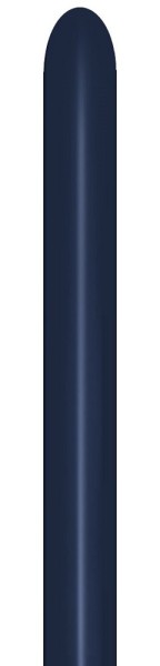 Sempertex 044 Fashion Navy Blue 260S Nozzle up Modellierballons Blau
