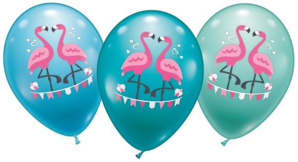 Flamingo 27,5cm 11 Inch Latex Luftballons Karaloon