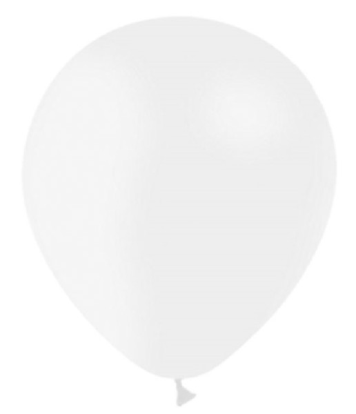 Balloonia p20 White (Weiß) 30cm 12" Latex Luftballons