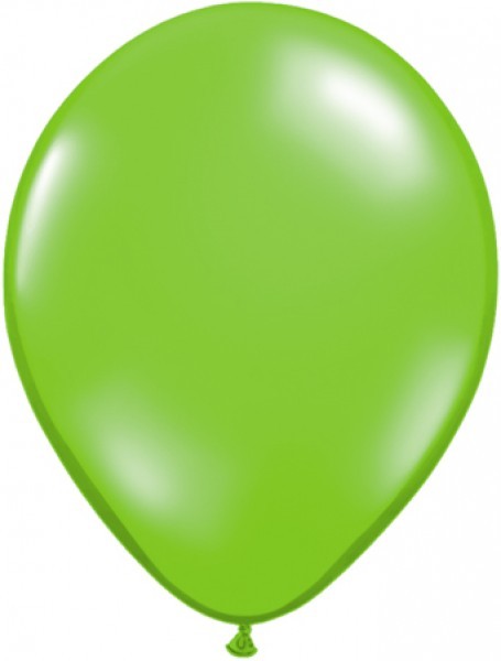 Qualatex Jewel Lime Green Lindgrün 12,5cm 5" Latex Luftballons