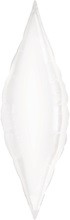Taper Pearl White Folienballon - 67,5cm