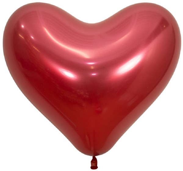 Sempertex Herz 915 Reflex Red 36cm 14" Latex Luftballons