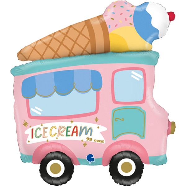 Ice Cream Truck Folienballon 74cm 29 Inch