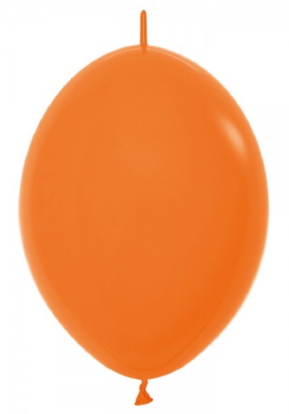 Link o Loon 061 Fashion Orange 15cm 6" Latex Luftballons Sempertex