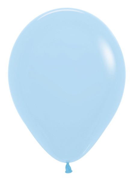 Sempertex 640 Pastel Matte Blue (Blau) 30cm 12" Latex Luftballon
